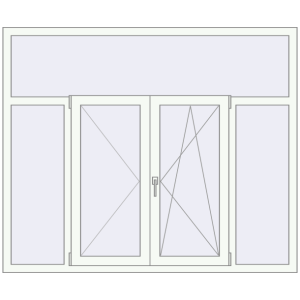 Buy Tilt-and-Turn 1800x1500 mm KORSA OPTIMUM REHAU EURO 70