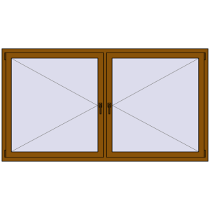 Zamów teraz Okna skrzydłowe 2200x1200 mm REHAU ENERGY-SAVING SYNEGO MD GOLDEN OAK dwustronny