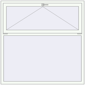 Buy Tilt-and-Turn 1500x1500 mm REHAU OPTIMUM EURO-DESIGN 70 RAL 9016 Traffic white two-sided