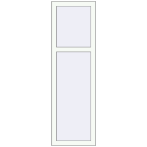 Buy Tilt-and-Turn 460x1500 mm REHAU OPTIMUM EURO-DESIGN 70 RAL 9016 Traffic white two-sided