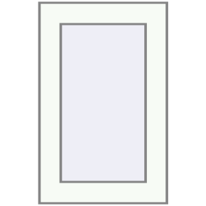 Buy Tilt-and-Turn 340x500 mm REHAU RENOVATION EURO 70 RAL 9016 Traffic white two-sided