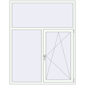Buy Tilt-and-Turn 1455x1850 mm KORSA ENERGY-SAVING REHAU SYNEGO MD