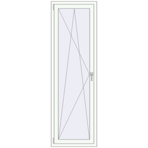 Zamów teraz Okna skrzydłowe 645x2047 mm REHAU OPTIMUM EURO-DESIGN 70 RAL 9016 Traffic white dwustronny