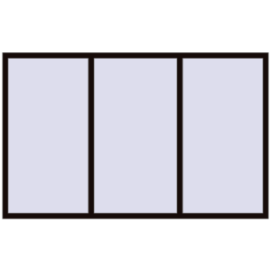 Okno plastikowe 2400x1500 mm Trójskrzydłowy. Widok od środka Zamów teraz Okna skrzydłowe 2400x1500 mm REHAU OPTIMUM EURO-DESIGN 70 BLACK_BROWN dwustronny