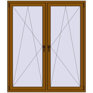 Zamów teraz Okna skrzydłowe 1500x1750 mm REHAU OPTIMUM EURO-DESIGN 70 GOLDEN OAK dwustronny