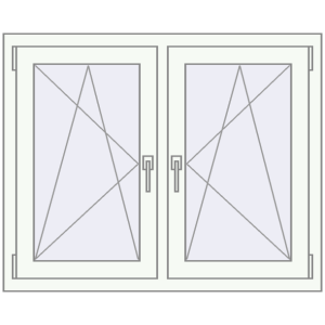 Zamów teraz Okna skrzydłowe 1095x860 mm REHAU ENERGY-SAVING SYNEGO MD BASALT_GREY zewnętrzny