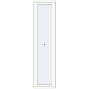 Buy Tilt-and-Turn 600x2400 mm REHAU OPTIMUM EURO-DESIGN 70 RAL 9016 Traffic white two-sided