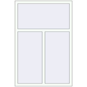 Buy Tilt-and-Turn 1040x1550 mm REHAU OPTIMUM EURO-DESIGN 70 RAL 9016 Traffic white two-sided