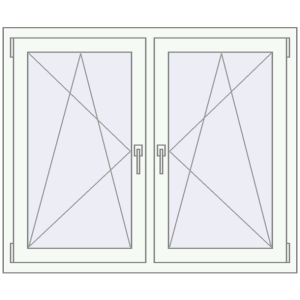 Zamów teraz Okna skrzydłowe 1185x995 mm REHAU ENERGY-SAVING SYNEGO MD GOLDEN OAK zewnętrzny