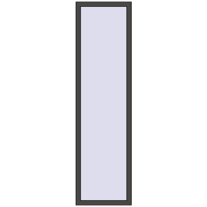 Buy Tilt-and-Turn 600x2200 mm REHAU ENERGY-SAVING SYNEGO MD BASALT_GREY two-sided