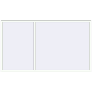Buy Tilt-and-Turn 2400x1370 mm REHAU OPTIMUM EURO-DESIGN 70 RAL 9016 Traffic white two-sided