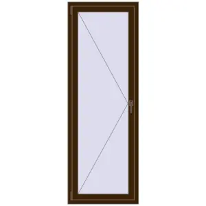Buy Tilt-and-Turn 700x2000 mm REHAU OPTIMUM EURO-DESIGN 70 DARK_OAK two-sided