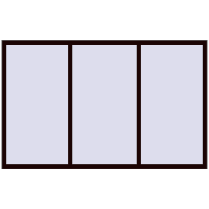 Buy Tilt-and-Turn 2400x1500 mm REHAU OPTIMUM EURO-DESIGN 70 CHOCOLATE_BROWN two-sided