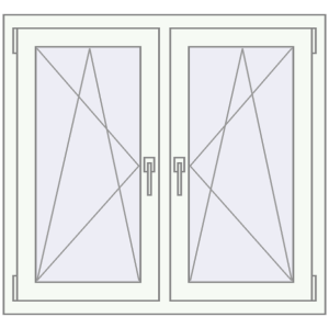 Zamów teraz Okna skrzydłowe 1020x935 mm REHAU ENERGY-SAVING SYNEGO MD RAL 9016 Traffic white dwustronny