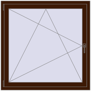 Zamów teraz Okna skrzydłowe 1200x1150 mm CLASICTHERM 70 MAHAGON_SAPELI dwustronny