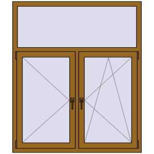 Buy Tilt-and-Turn 1330x1560 mm KORSA BRILLANT DESIGN