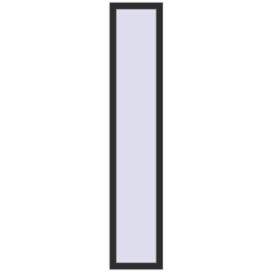 Buy Tilt-and-Turn 400x2000 mm REHAU OPTIMUM EURO-DESIGN 70 ANTHRACITE_GREY_GLATT two-sided