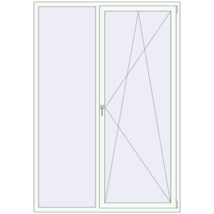 Zamów teraz Okna skrzydłowe 1600x2300 mm KORSA BRILLANT DESIGN