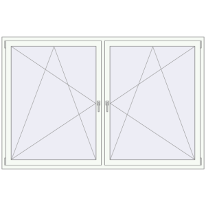 Zamów teraz Okna skrzydłowe 2200x1435 mm REHAU OPTIMUM EURO-DESIGN 70 ANTHRACITE_GREY_STRUKTURAL zewnętrzny