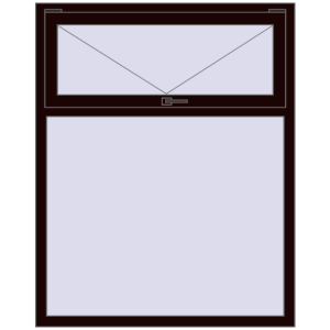 Buy Tilt-and-Turn 1200x1500 mm REHAU OPTIMUM EURO-DESIGN 70 CHOCOLATE_BROWN two-sided