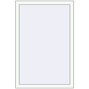 Buy Tilt-and-Turn 750x1180 mm REHAU OPTIMUM EURO-DESIGN 70 RAL 9016 Traffic white two-sided