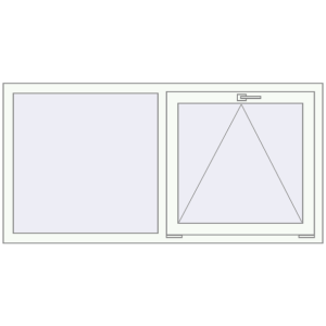 Buy Tilt-and-Turn 1600x800 mm REHAU OPTIMUM EURO-DESIGN 70 GOLDEN OAK external