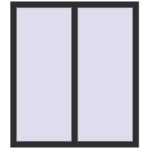 Buy Tilt-and-Turn 1040x1180 mm REHAU BRILLANT DESIGN ANTHRACITE_GREY_GLATT two-sided