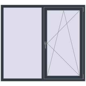 Buy Tilt-and-Turn 1552x1403 mm KORSA OPTIMUM REHAU EURO 70