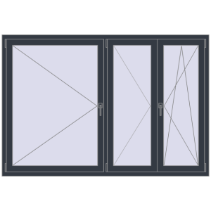 Buy Tilt-and-Turn 1980x1350 mm KORSA ENERGY-SAVING REHAU SYNEGO MD