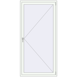 Buy Tilt-and-Turn 1000x2100 mm REHAU BRILLANT DESIGN ANTHRACITE_GREY_STRUKTURAL external