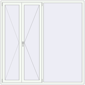 Zamów teraz Okna skrzydłowe 2000x2000 mm KORSA BRILLANT DESIGN