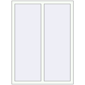Buy Tilt-and-Turn 1000x1350 mm REHAU OPTIMUM EURO-DESIGN 70 RAL 9016 Traffic white two-sided