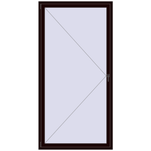 Buy Tilt-and-Turn 1200x2400 mm REHAU ENERGY-SAVING SYNEGO MD CHOCOLATE_BROWN two-sided