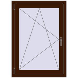 Zamów teraz Okna skrzydłowe 800x1100 mm CLASICTHERM 70 MAHAGON_SAPELI dwustronny