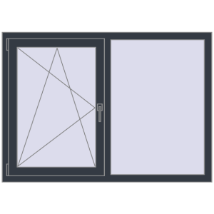 Buy Tilt-and-Turn 1400x1000 mm KORSA OPTIMUM REHAU EURO 70