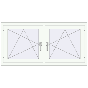 Zamów teraz Okna skrzydłowe 1335x635 mm REHAU ENERGY-SAVING SYNEGO MD DARK_OAK zewnętrzny