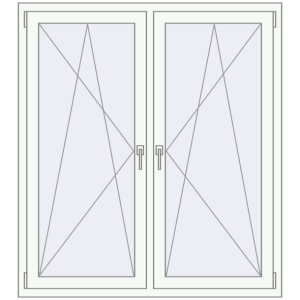 Buy Tilt-and-Turn 1300x1450 mm KORSA BRILLANT DESIGN