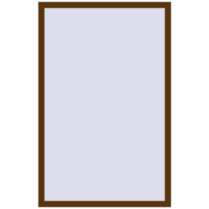 Buy Tilt-and-Turn 1100x1700 mm REHAU OPTIMUM EURO-DESIGN 70 WALNUT two-sided
