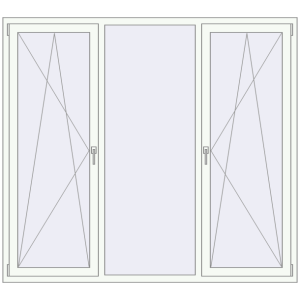 Zamów teraz Okna skrzydłowe 1980x1780 mm REHAU ENERGY-SAVING SYNEGO MD RAL 9016 Traffic white dwustronny