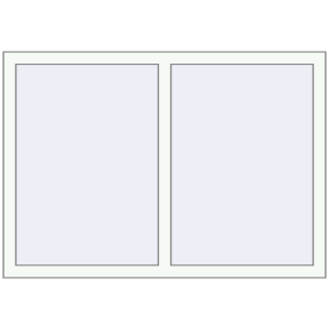 Buy Tilt-and-Turn 1300x900 mm REHAU OPTIMUM EURO-DESIGN 70 RAL 9016 Traffic white two-sided