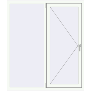 Buy Tilt-and-Turn 1300x1500 mm KORSA OPTIMUM REHAU EURO 70
