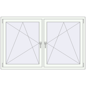 Zamów teraz Okna skrzydłowe 1710x1040 mm REHAU ENERGY-SAVING SYNEGO MD BASALT_GREY zewnętrzny