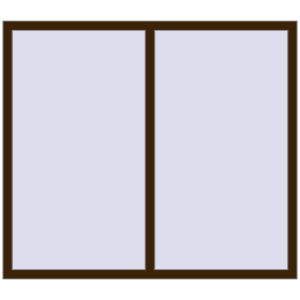 Buy Tilt-and-Turn 1600x1400 mm REHAU BRILLANT DESIGN DARK_OAK two-sided