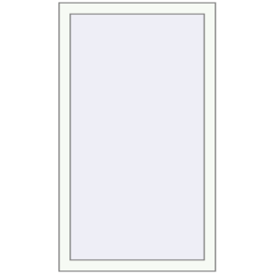 Buy Tilt-and-Turn 660x1170 mm REHAU OPTIMUM EURO-DESIGN 70 RAL 9016 Traffic white two-sided