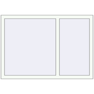 Buy Tilt-and-Turn 1300x900 mm REHAU OPTIMUM EURO-DESIGN 70 RAL 9016 Traffic white two-sided