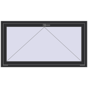 Buy Tilt-and-Turn 1500x800 mm REHAU OPTIMUM EURO-DESIGN 70 ANTHRACITE_GREY_GLATT two-sided
