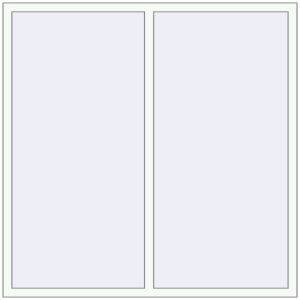 Buy Tilt-and-Turn 1650x1650 mm REHAU OPTIMUM EURO-DESIGN 70 RAL 9016 Traffic white two-sided