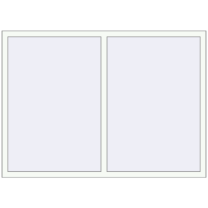 Buy Tilt-and-Turn 1770x1270 mm REHAU OPTIMUM EURO-DESIGN 70 RAL 9016 Traffic white two-sided