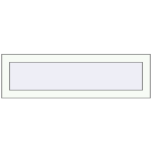 Buy Tilt-and-Turn 900x300 mm REHAU BRILLANT DESIGN RAL 9016 Traffic white two-sided
