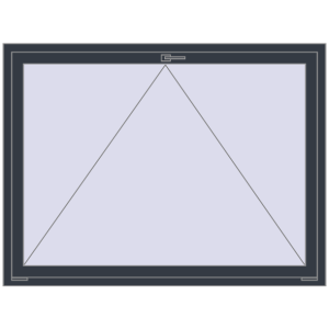 Buy Tilt-and-Turn 1600x1200 mm REHAU OPTIMUM EURO-DESIGN 70 ANTHRACITE_GREY_STRUKTURAL two-sided